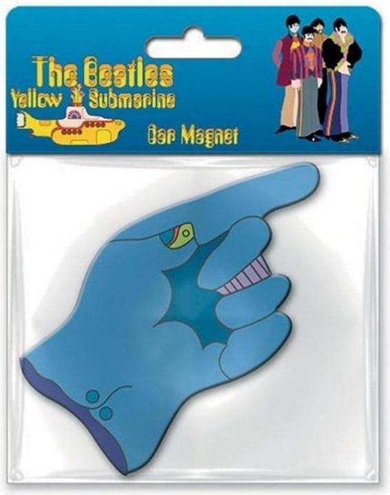 Produktbild The Beatles Yellow Submarine Flying Glove Rubber Fridge Magnet (1 x)