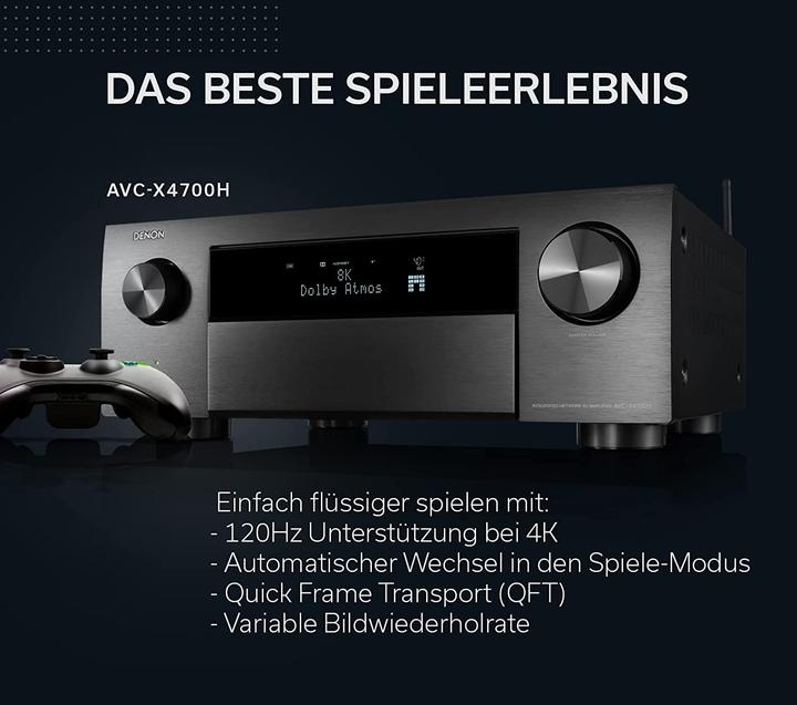 Actual product image Denon AVC-X4700H (9.2 Channel)