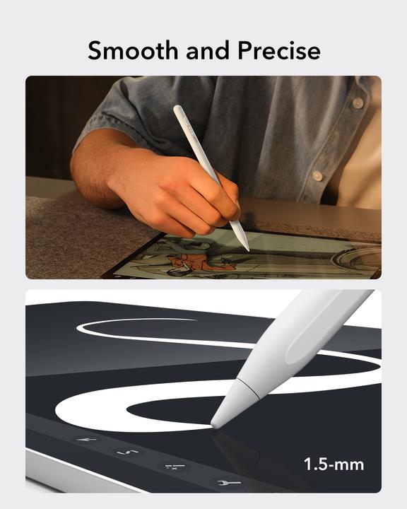 Actual product image ESR Digital Pencil Magnetic iPad