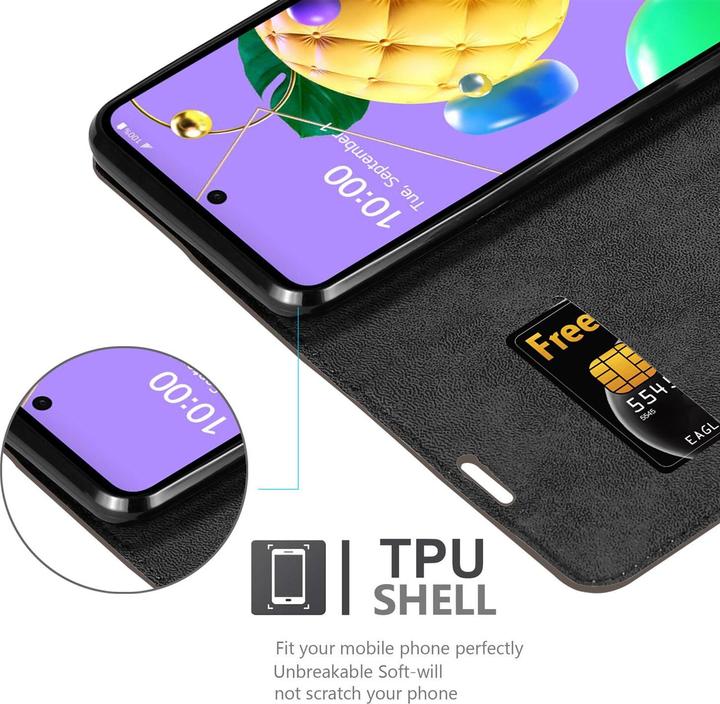 Productafbeelding Cadorabo Boek Onzichtbare Magneethoes (LG K52)