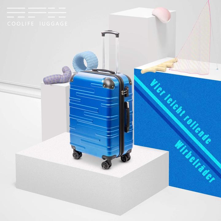 Produktbild Coolife Hartschalen-Reisekoffer (930 l, L (90 - 115l))