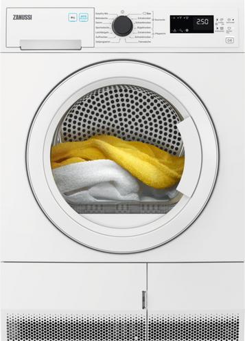 Zanussi ZDH 8450 WZ Sèche-linge avec pompe à chaleur8kg A++ Écran LED (8 kg, Gauche)
