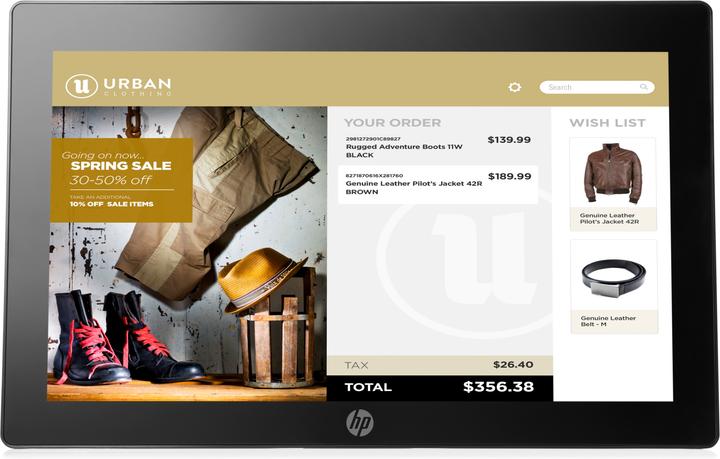 Actual product image HP RP9 G1 AiO Retail System Model 9015 Intel Core i5-6500 () RAM SSD Win 7Pro (Win10P Lic) & RP9 Compa