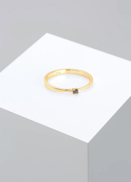 Image du produit Elli Solitärring mit Kristall (54, Argent 925)