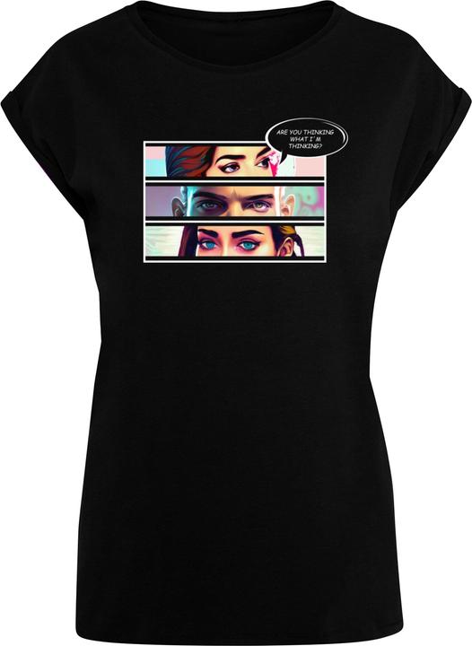 Image du produit Merchcode Tee shoulder étendu Ladies Thinking Comic - 117875 (4XL)