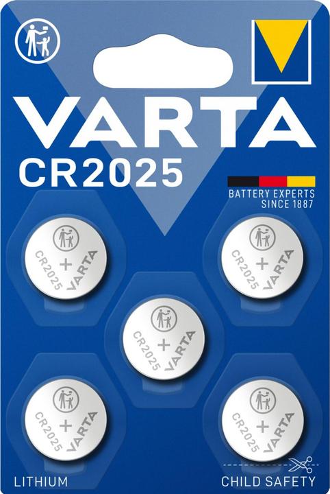 Actual product image Varta Electronics CR2025 (5 pcs., CR2025, 165 mAh)
