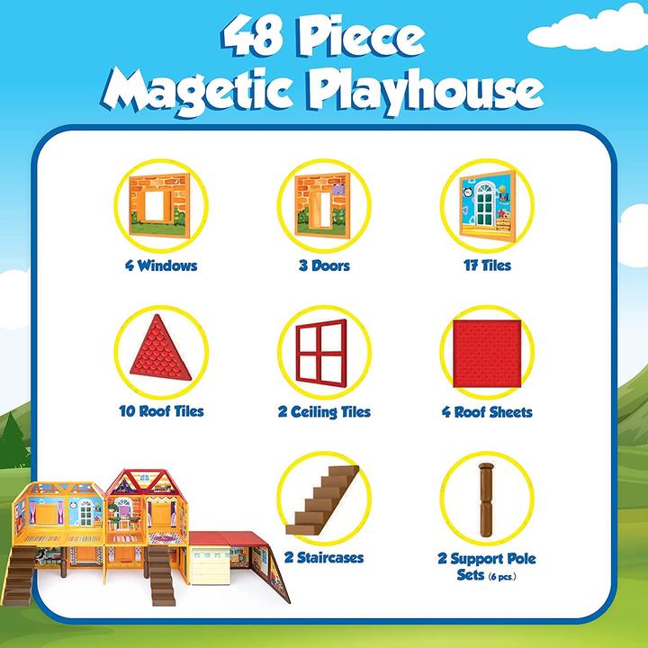 Image du produit Playmags Magnetisches Spielhaus