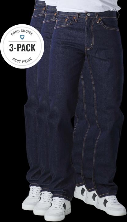 Actual product image Levis 501 Jeans Straight Fit rinse 3-Pack (W31/L30)