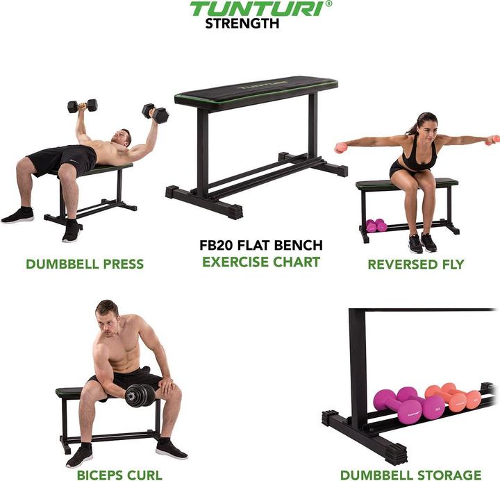 Actual product image Tunturi Flachbank FB20