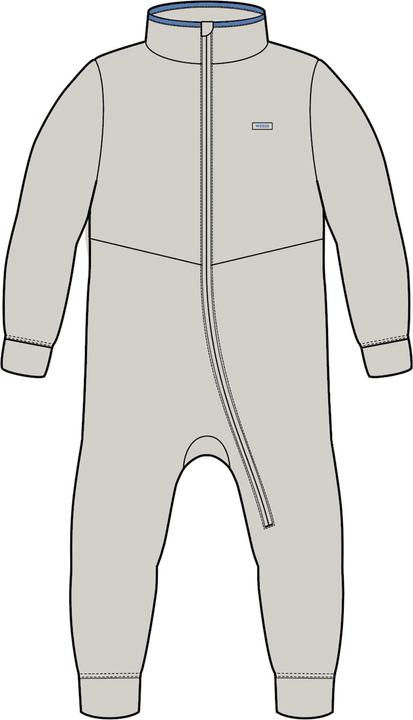 Actual product image Wedze Snowsuit ski suit baby fleece - Midwarm 500 grey (2)