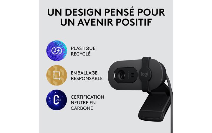 Image du produit Logitech Brio 105 Full HD 1080p Webcam - GRAPHITE - B2B (2 Mpx)