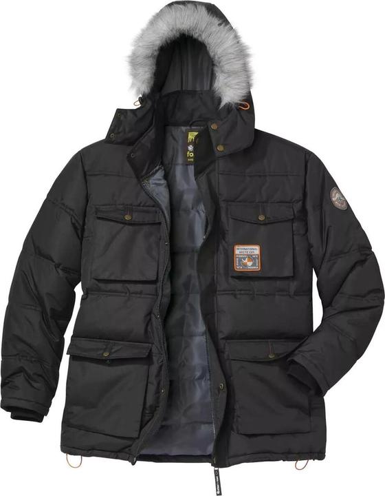 Actual product image Atlas For Men Mens Water Repellent Faux Fur Hood Parka (XL)