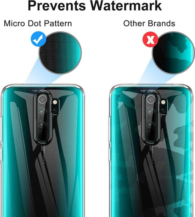 Actual product image Screenguard Xiaomi Redmi Note 8 Pro Flexible TPU Clear Case (Xiaomi Redmi Note 8 Pro)