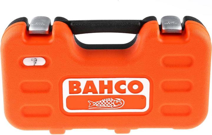 Immagine prodotto Bahco 1/4"-Steckschlüssel-Satz, metrisch, Sechskant, inklusive Umschaltknarre und Schraubendreher-Einsät (1/4")