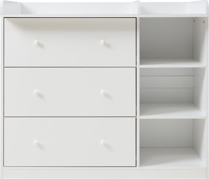 Immagine prodotto En.Casa Wickelkommode Beldinupp mit Wickelauflage 93x110x55 cm Weiss