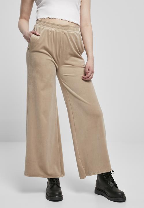 Produktbild Urban Classics Ladies High Waist Straight Velvet Sweatpants (XS)