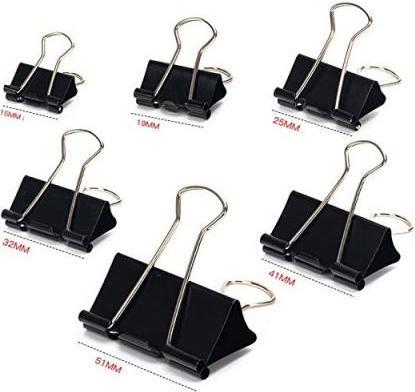 Actual product image Deli Aktenklammer Foldback (12 x)