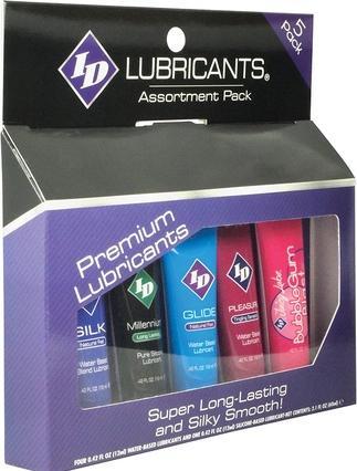 Produktbild ID Lubricants «Assortment-Pack» 5 x 12ml Gleitgel zum Probieren (60 ml)