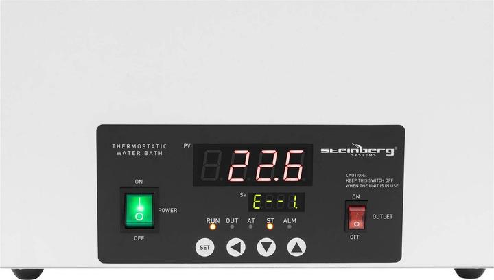 Produktbild Steinberg Thermostatisches Wasserbad Labor digital 14,6 l 5 - 100 °C 325 x 300 x 150 mm