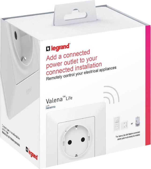 Image du produit Legrand 752194 Valena 752194 Life with Netatmo Prise Schuko