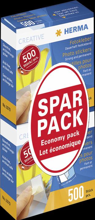 Produktbild HERMA 1x20 Fotokleber Doppelpack 2x500 St. Sparpack im Display