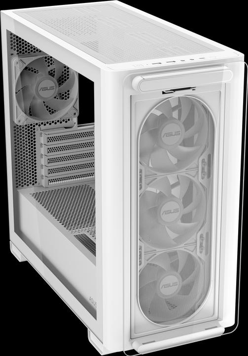 Actual product image ASUS Go A23 PLUS TG ARGB WHITE (Mini-ITX, mATX)