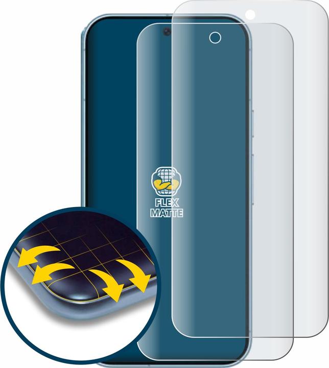Actual product image BROTECT Fullscreen screen protector Matt anti-glare film (2 Piece, Google Pixel 9 Pro Fold)