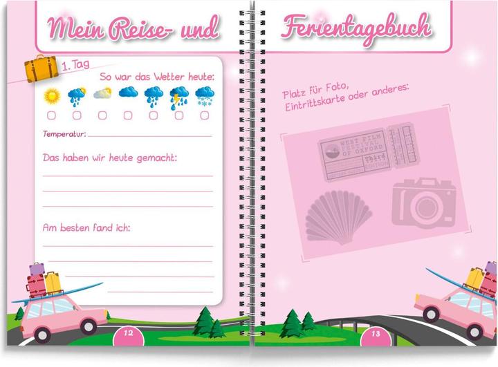 Produktbild Urlaubs- und Ferientagebuch (Deutsch, Familia Verlag, 2018)
