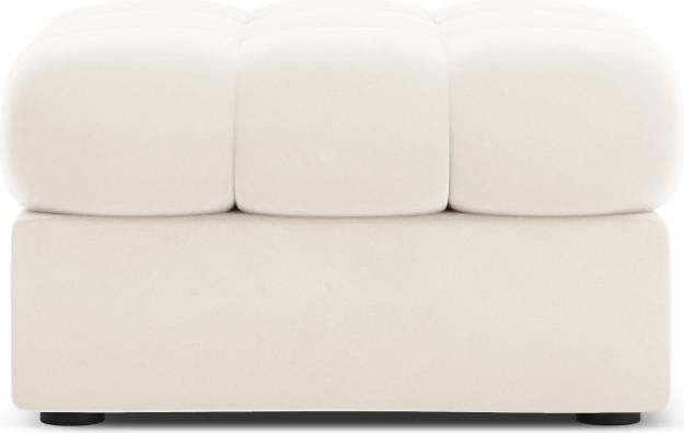 Actual product image CXL by Christian Lacroix Velvet Pouf, "Yohan", 1 Seat, 60x60x38 Made in Europe