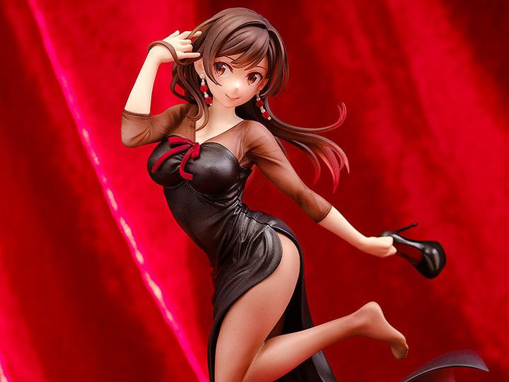 Actual product image Kadokawa Rent-A-Girlfriend statuette PVC 1/7 Chizuru Mizuhara: Party Dress Ver. 23 cm