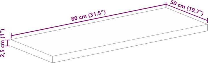Produktbild VidaXL Korudon (80 x 50 x 2,5 cm)
