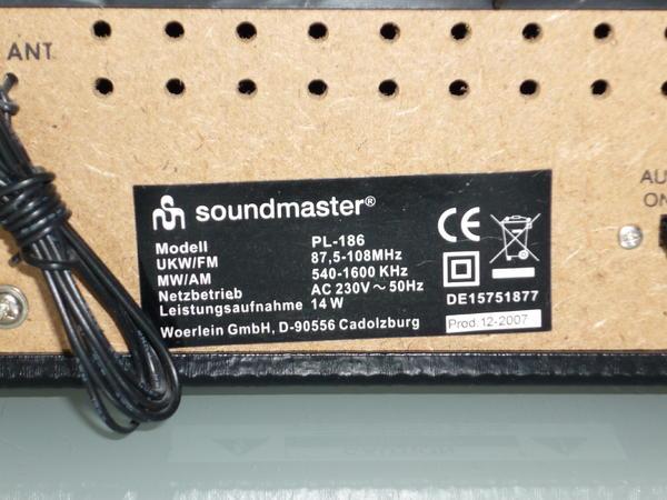 Immagine prodotto Soundmaster Pl186h (Manuale)
