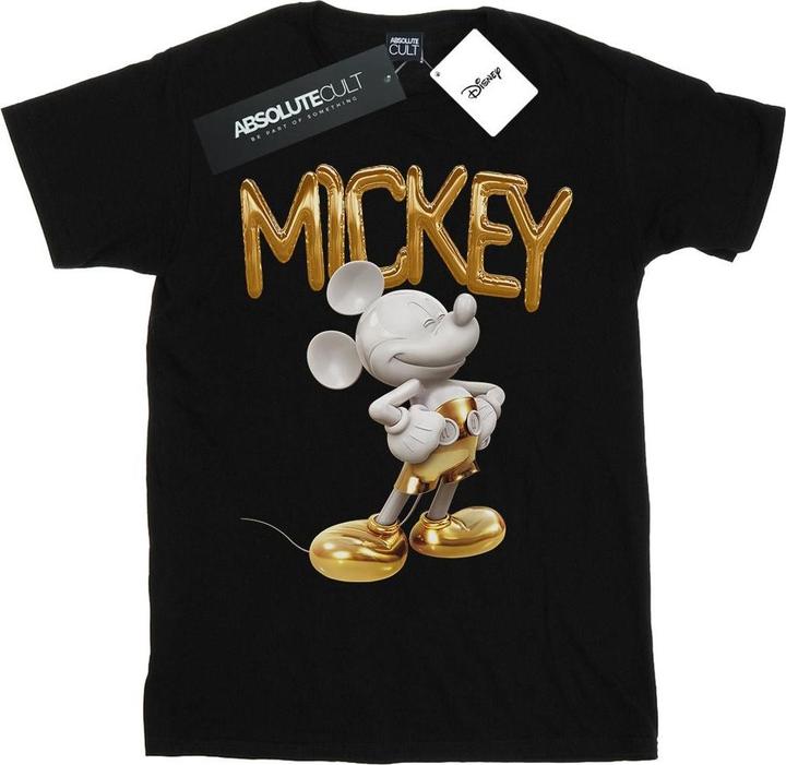 Immagine prodotto Disney Mickey Mouse Gold Statue Maglietta Ampia Donna (4XL)