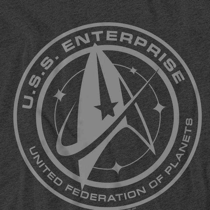 Actual product image Universal Textiles Unisex Adult Enterprise Crest T-Shirt (XL)