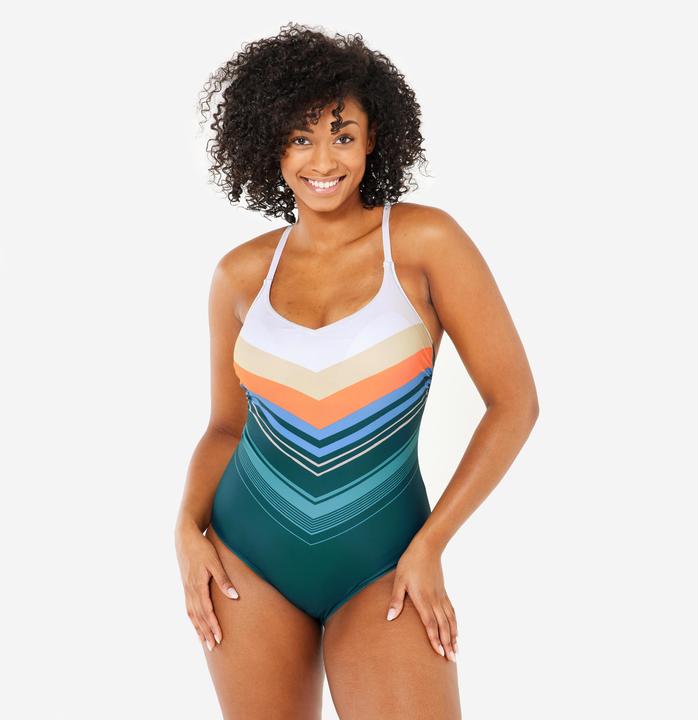 Image du produit Nabaiji Maillot de bain 1 pièce natation Femme - Lila heri bleu (40, 42)