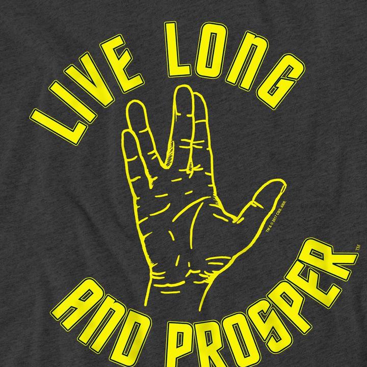 Immagine prodotto Live Long Maglietta Mano Adulto Unisex (XL)