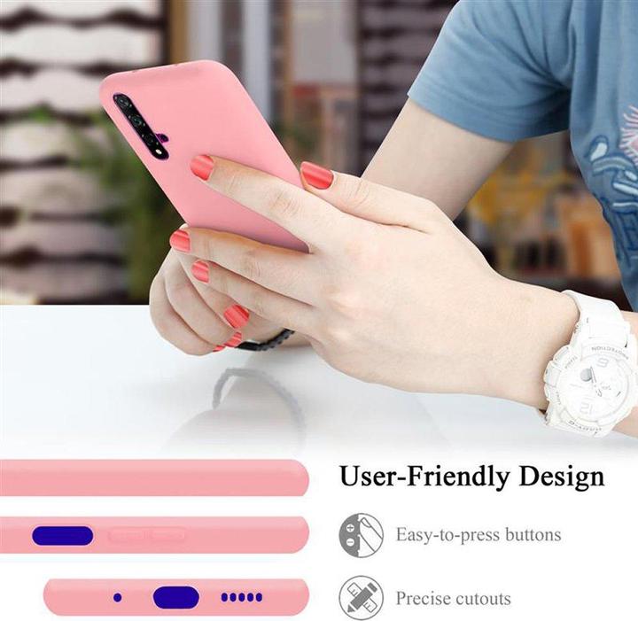 Immagine prodotto Cadorabo Copertura della cassa del silicone liquido TPU (Huawei Nova 5T, Onore anni '20, Tassa 20)