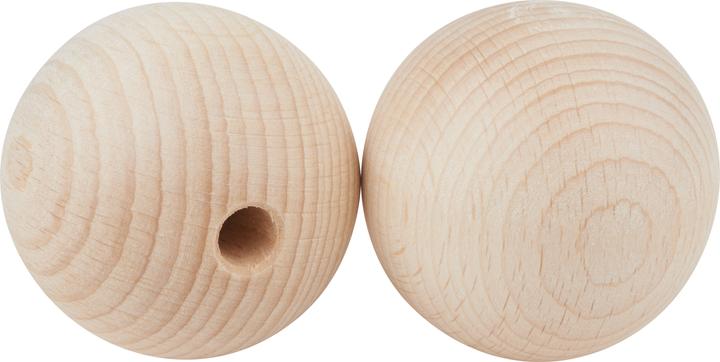 Actual product image VBS Wooden balls half drilled "Ø 60 mm