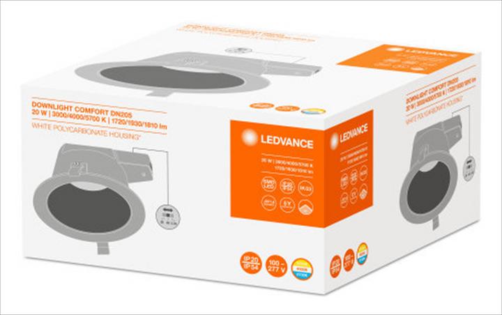 Immagine prodotto Ledvance Faretto Comfort 205 20W 3CCT 3xColori di luce Ip54Wt (Bianco, Bianco caldo, 16 cm, Interno)