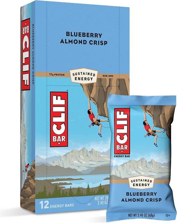 Image du produit Clif Bar Barres énergétiques (Baies, Myrtille, 12 pcs, 816 g)