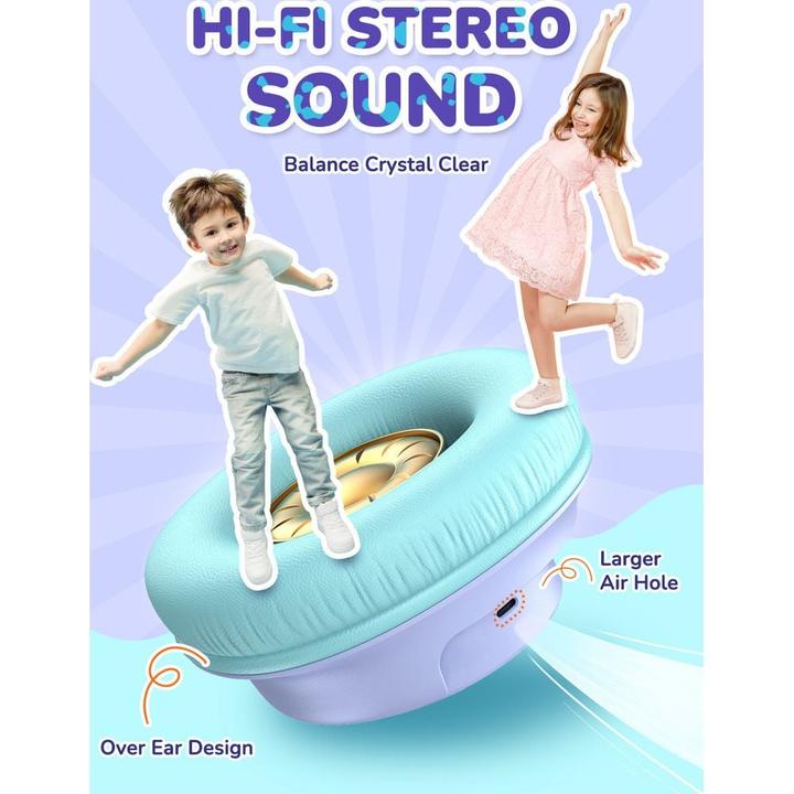 Produktbild Iclever Headphone Kids BT & Cable LED