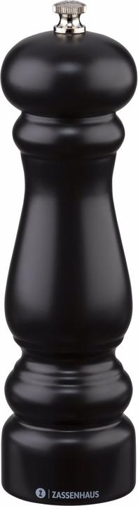 Actual product image Zassenhaus Pepper mill Potsdam beech wood black, 20 cm (Pepper)