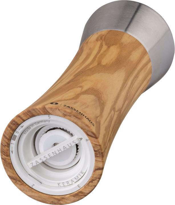 Produktbild Zassenhaus Pfeffermühle Augsburg Olivenholz, 18 cm (Pfeffer)