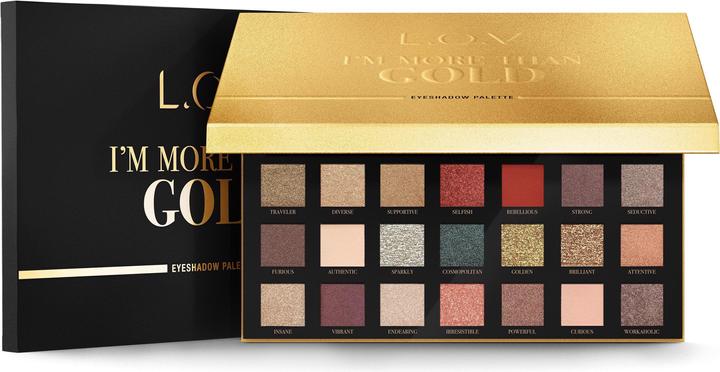Produktbild L.O.V Lidschatten-Palette I'm more than Gold mehrfarbig (Mehrfarbig)
