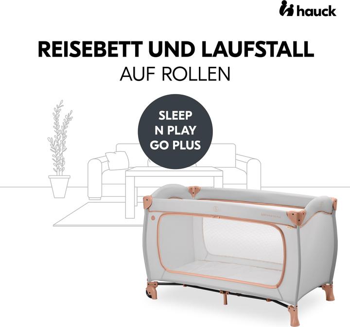Actual product image Hauck Sleep N Play Go Plus Dusty Cork