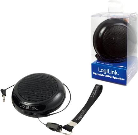 Actual product image LogiLink Mobile Soundbar with Party Light, 2-in-1 Gaming Sound System (6 W, 2.0 Channel)