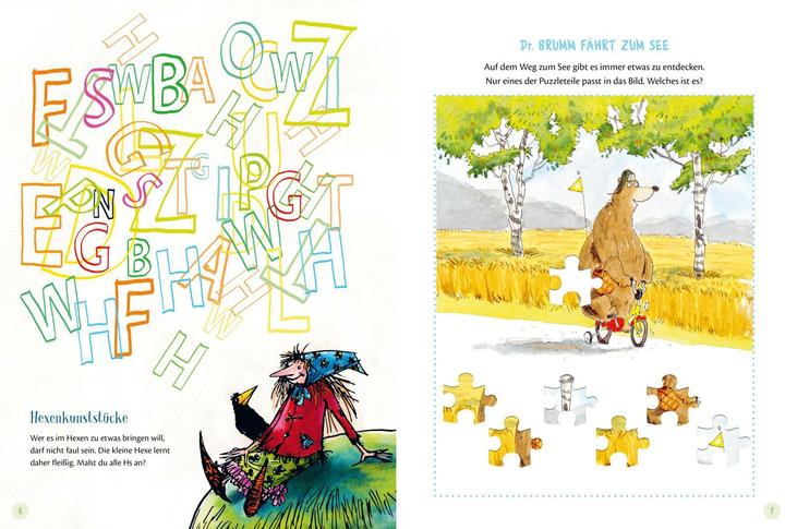 Actual product image Extradickes Rätsel-Buch (German, Michael End, Sabine Bohlmann, Otfried Preussler, 2024)