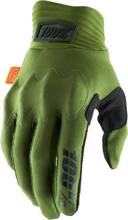 Produktbild 100% COGNITO Handschuhe Armeegrün – XL (Handlänge 200–209 mm) (NEU 2022) (XL)