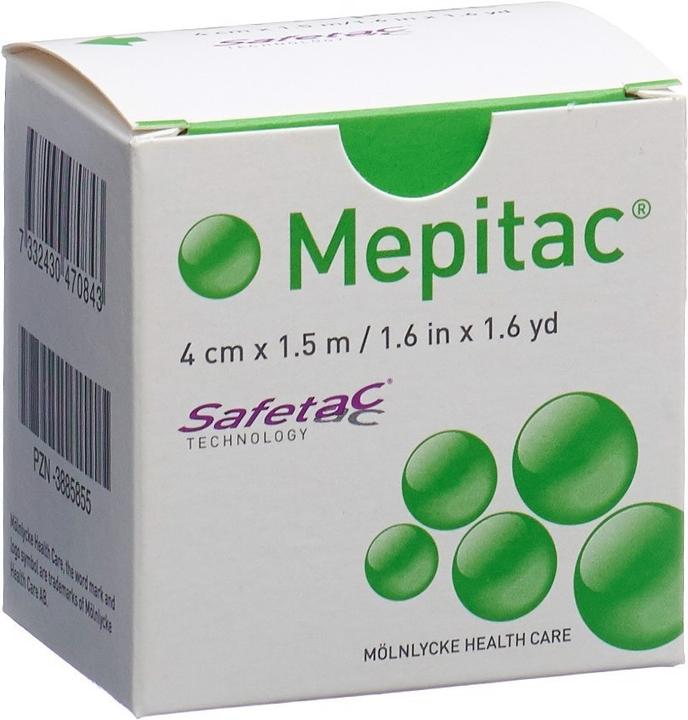 Mölnlycke Fixierverband 1.5mx4cm Silikon (1 x)