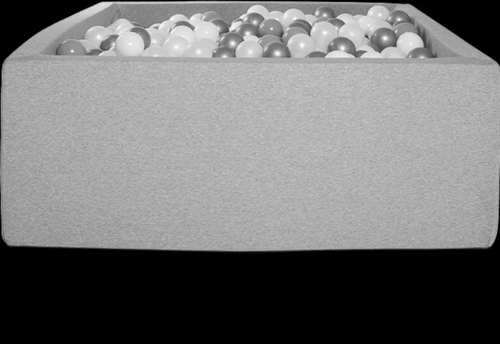 Image du produit Kidkii Piscine à balles carrée light grey (600 balles /)